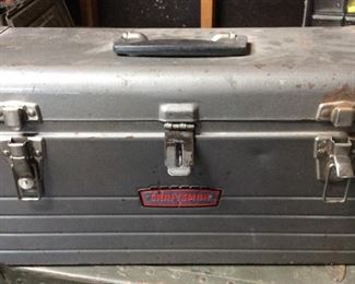 Craftsman Metal Tool Box and Tools