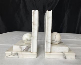 Italian Alabaster Bookends