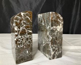 Pair of Marble Bookends