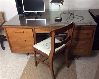 Alma Desk, Chair, and Lamp