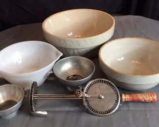 Crockery Bowls, Fire King Mixing Bowl