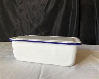Enamelware Refrigerator Box Ca. 1950s