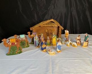 Holland Mold Handcrafted Nativity Set