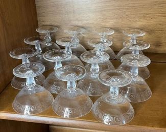 (15) Rosenthal Crystal Sherbert Cups