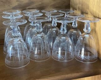 (12) Rosenthal Crystal Wine Glasses