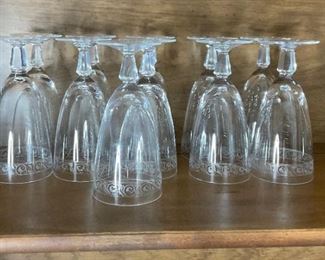 (11) Rosenthal Crystal Wine Glasses