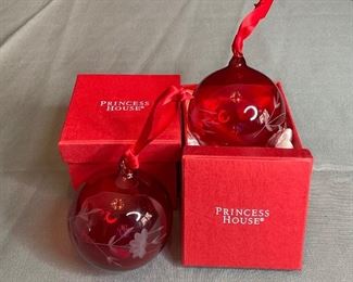 NEW Princess House Ornaments