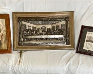 Repousse Metal "The Last Supper" and More