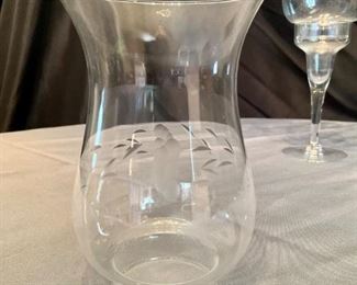 Princess House Hurricane Style Candle Holders