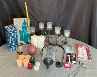 Candles and Candle Holders