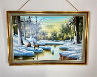 Original Oil Painting by M Rubio