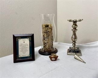 Candle Holder with Snuffer, Hurricane Candle Holder and More