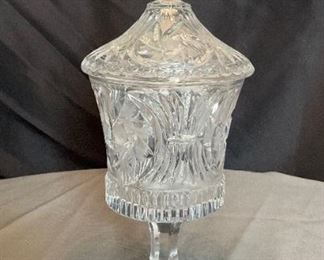 Crystal Glass Pedestal Candy DIsh