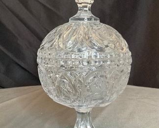 Crystal Glass Pedestal Candy Dish