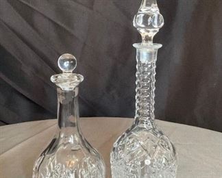 Cut Glass Decanters