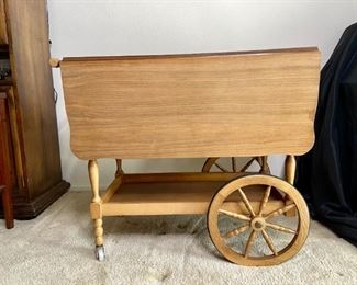 Wood Rolling Cart