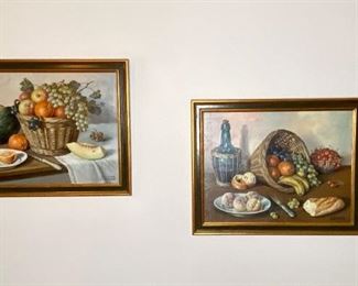 (2) Original Oil Paintings