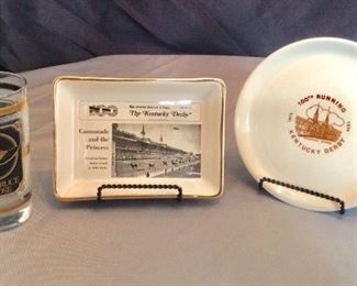 Kentucky Derby 100th Anniversary Courier Journal Collector's Tray, 100th Anniversary Collector's Plate