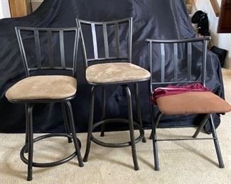 Barstools and Folding Chair