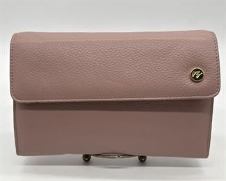 Real Simple Leather Wallet in Mauve