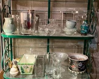 Vases and serving pieces