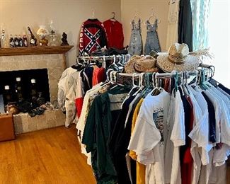 'Some' vintage shirts, jackets, overalls, etc.