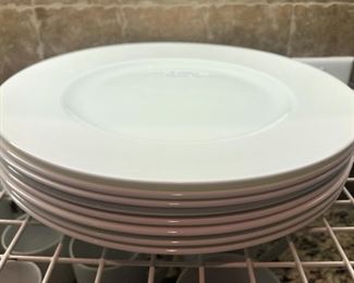 Solid white Wedgwood plates from England