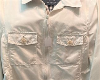 White Burberry casual jacket