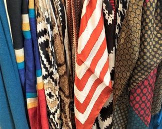 Colorful scarves