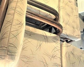 Bamboo chairs - each has its own ottoman