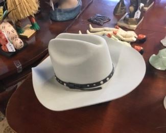 Vintage felt cowboy hat 