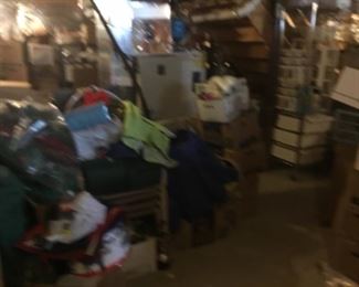 Hoarder boxes, line up and ready to load! All of them are coming to the warehouse 