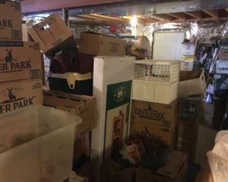 Hoarder boxes, line up and ready to load! All of them are coming to the warehouse 