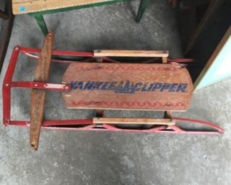 Vintage Childs sled 