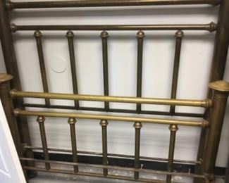 Brass bed