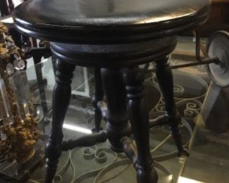Antique Piano stool