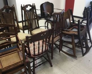 Large quantity of chairs 