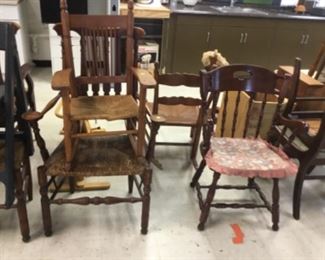 Large quantity of chairs 