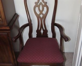 One of 6 dining chairs.