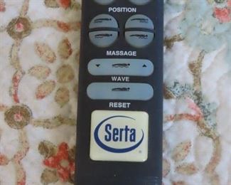 Serta adjustable bed control.