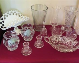 Selection of Waterford and crystal.