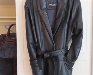Wilsons leather coat.