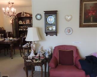 Living and dining room areas.