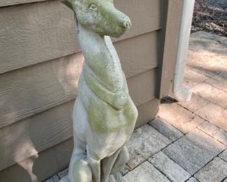 Pair of guard dog statues