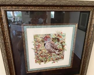 Lovely bird signed Ltd ed