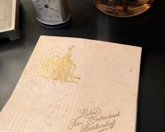 Old handkerchief box