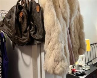Coats and purses 