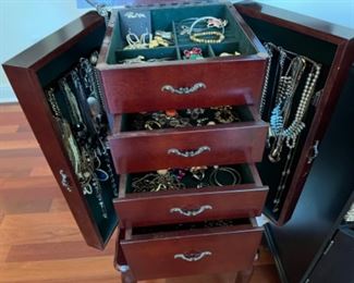 Jewelry armoire. Full