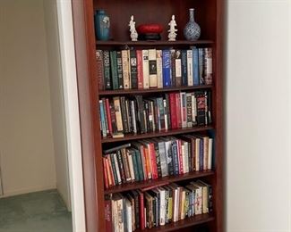 Cherry wood book shelf $300