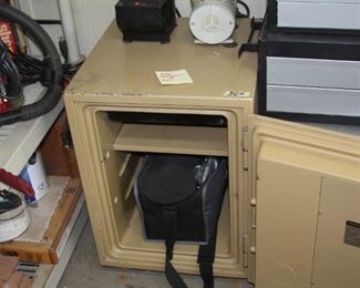 fire-proof safe (we have the combo) 